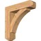 Ekena Millwork Thorton Craftsman Smooth Bracket w/ Offset Brace, Western Red Cedar, 7 1/2"W x 30"D x 30"H BKT0806X30X30THR04SWR - alternate 1